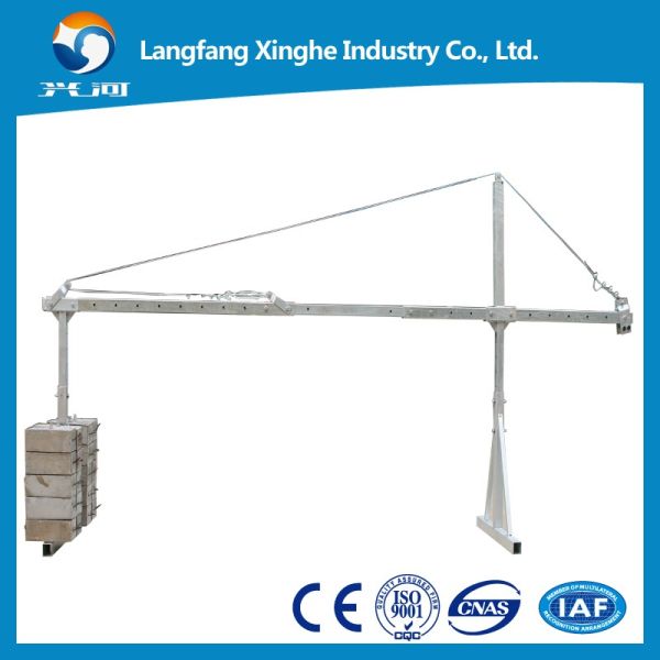 LTD80 hoist suspended rope platform ,2.2kw electric winch gondola , lifting cradle for cleaning,maintenance