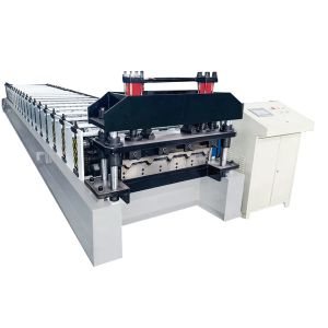 914-1200mm Corrugated Cold Roof Sheet Roll Forming Machine Full Auto Plc Control