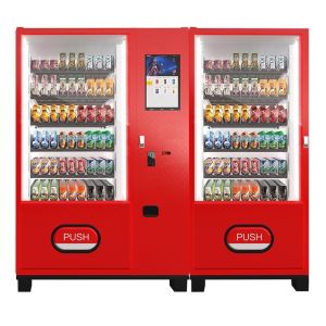 Customized 19 Inch Touch Screen Food and Drink Vending Machines