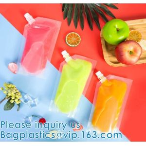 Stand-Up Liquor Bags, Drink Pouches, Concealable Alcohol Flask for Cold & Hot