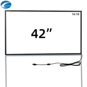 Aluminium Alloy IR Touch Screen Overlay 24 Inch 10ms For Business