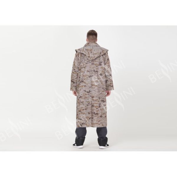 Quality Pure Polyester Waterproof Rain Coats With Lining  Men'S Digital Camouflage Printed M/L/XL wholesale