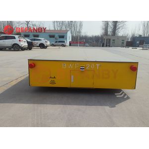 Motor Warehouse Trackless Transfer Cart 20 Ton For Pipe Industry