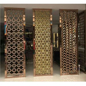 Top quality Mordern design Laser cut partition screen panel restaurant metal