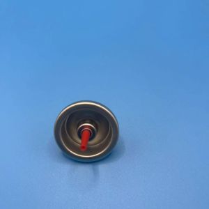 Mounting Cup Lighter Refill Valve Both Sides With Clear Lacquered Tinplate