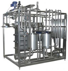 China Plate Sterilisation Machine/Pasteuriser 1000~10000L/Hour for Milk on sale