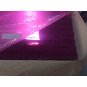 Rose Red Perspex PMMA Thin Plastic Mirror Sheet 1220x2440mm Cut To Size