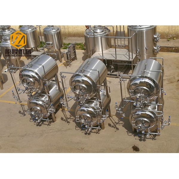 Quality Microbrewery Bright Beer Tank , Pub Serving Horizontal Fermentation Tanks wholesale
