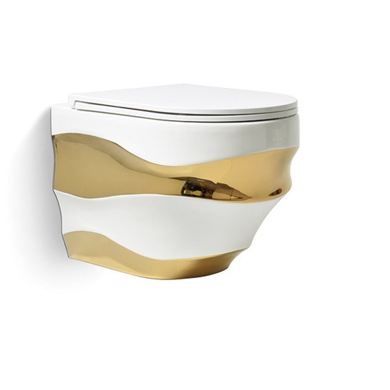 Quality Customized Marble Ceramic Wall Mounted Toilet Sanitary Ware One Piece Toilet Bowl wholesale