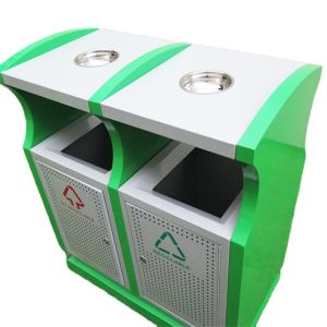 70L Two Compartment Trash Can