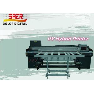 Roll To Roll And Flatbed UV Printer CMYK White Varnish UV Printing Machine