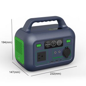 Mini Lithium Portable Power Station Lithium Iron Phosphate Battery 220V 300W