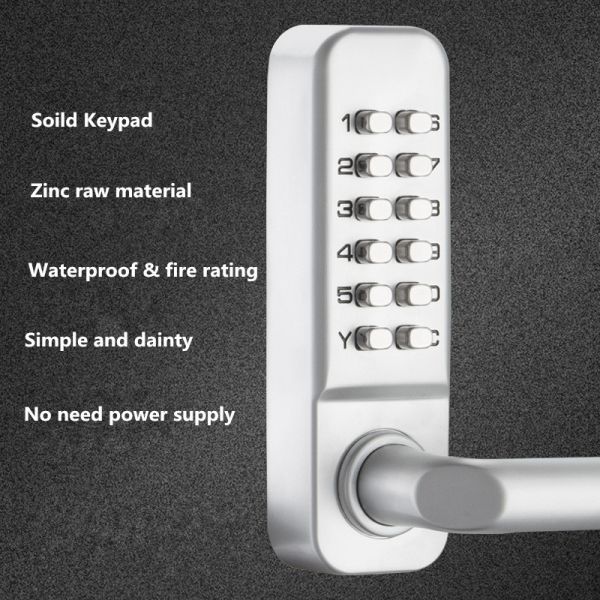 Quality Zinc Resettable Combination Keyless Doorlock 142 X 42 X 26 Mm wholesale