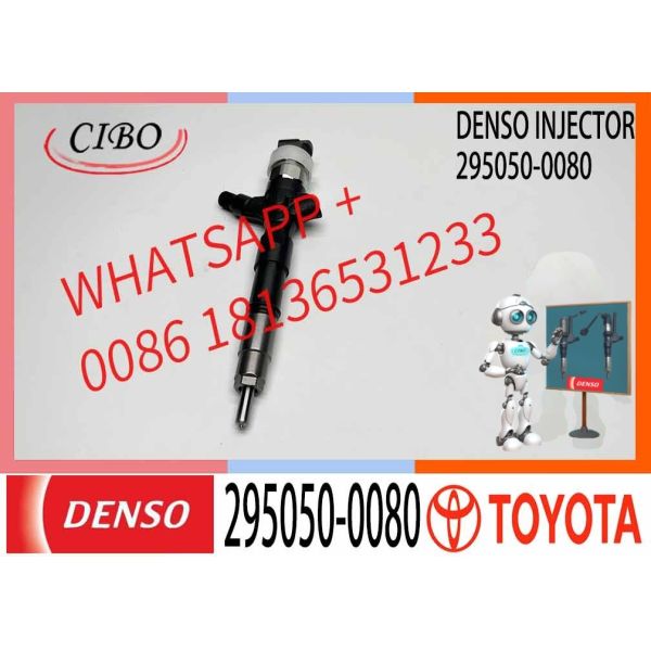 Neutral Car 1KD-FTV Engine 295050-0080 Fuel Injector 23670-30390 23670-30395 In Toyota