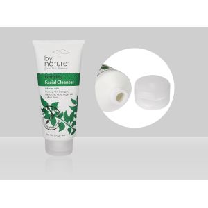 China 150-400ml Custom Cosmetic Tubes D55mm Empty Squeeze Plastic Facial Cleanser Tube With Flip Top on sale