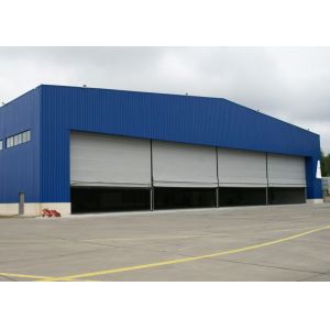 Faster Construction Prefab Steel Hangar Q355B Customized Large Span Building