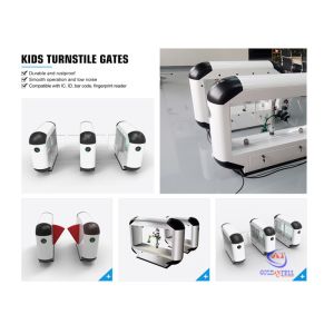 Bi-Directional 2 Lane Turnstile with Facial Recognition for Schools