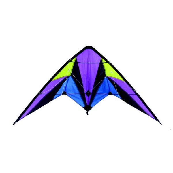 Fiberglass Frame Delta Stunt Kite Stackable Good Performance For Kids