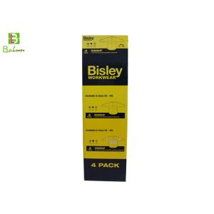 POS 3 Tier Cardboard Counter Display Stands Lightweight For Clothes