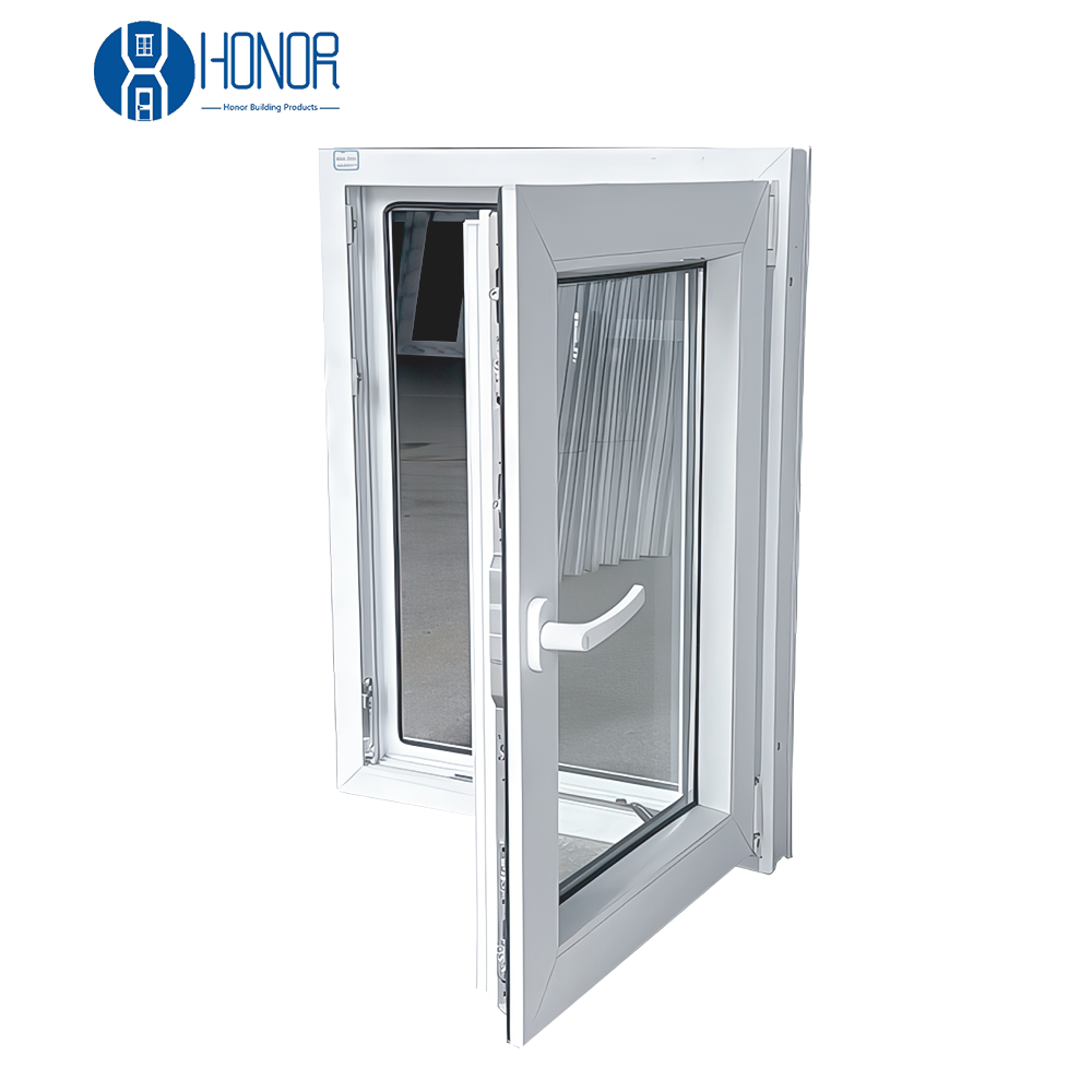 New Design UPVC Casement Window for Commercial Use