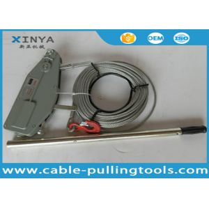 Hand Hoist Cable Puller Winch Cable Pulling Tools With 20 meter Wire Rope