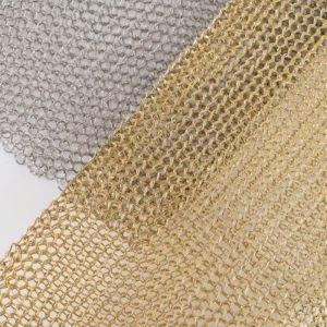 China Stainless Steel / Copper / Brass Knitted Mesh Fabric For Filtration on sale