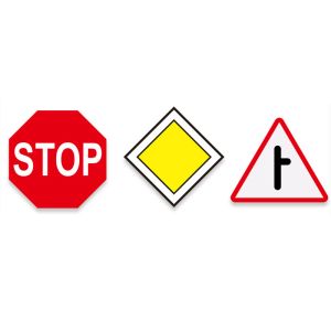 Waterproof Warning Reflective Safety Signs Custom Printable 1mm