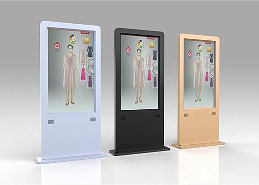 Quality Floor Stand Transparent OLED Screen , Thin And Light Advertising Kiosks Displays wholesale