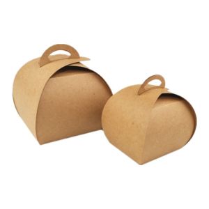 OEM Biodegradable Cake Box Kraft Paper Bakery Boxes For Pastry Packaging
