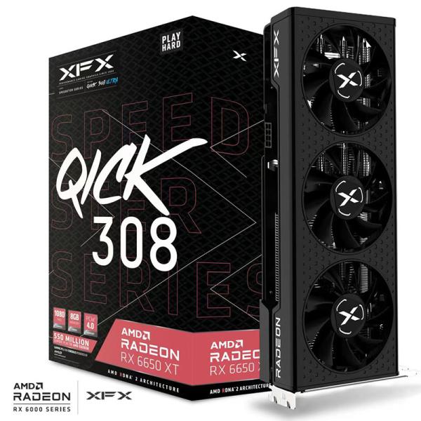 Quality RX6650xt 8GB GPU Graphics Card GDDR6 128 Bits DP HDMI Gaming PC Video Card wholesale