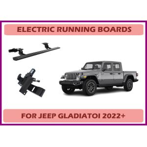 China Factory power retractable running boards for Jeep Gladiatoi with Quick-Release on sale