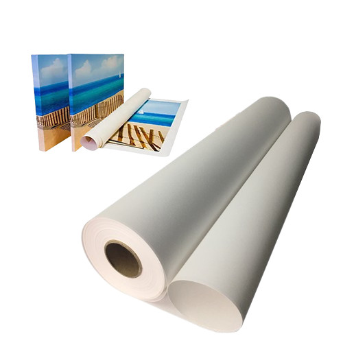 Latex / Eco Solvent Inkjet Poly Cotton Canvas Matte Finish For Large Format
