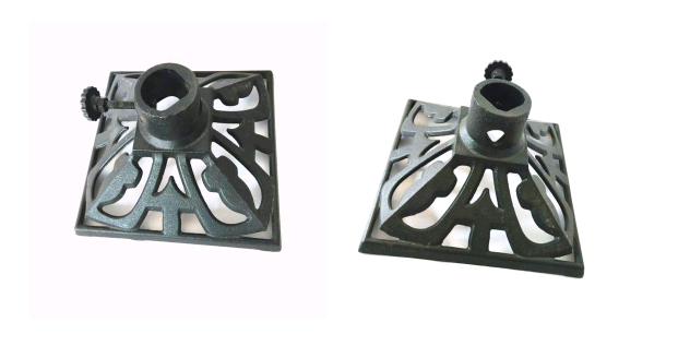 Square Heavy Duty Cast Iron Parasol Base For Garden Outdoor Furniture OEM