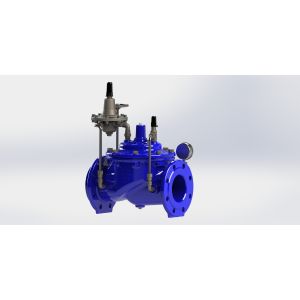 SS304 Pilot Material Full Port Flow Valve A400