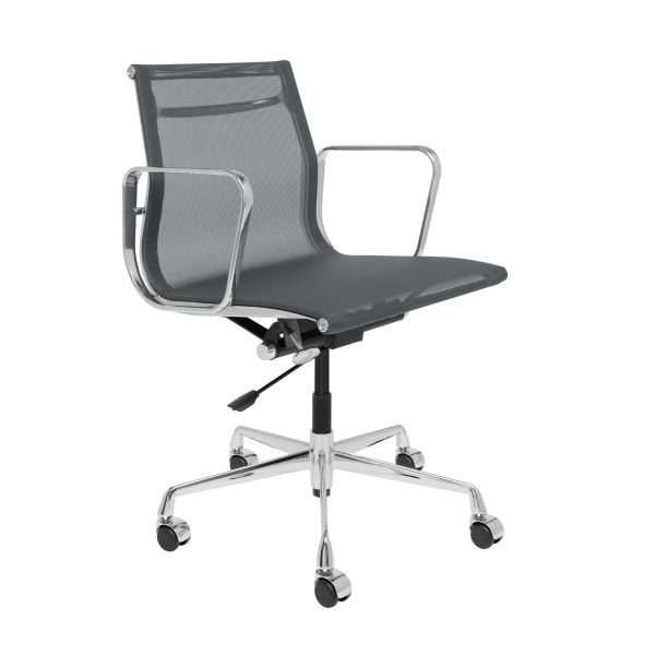 Quality Durable Aluminum Group Management Chair / Executive Office Computer Chair In Black Mesh wholesale