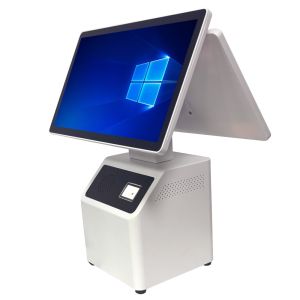 15.6'' Touch Screen POS System with Built-in 1D/2D Scanner in Black or White