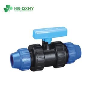 Equal Connection PP Compression Fitting PP True Union Ball Valve for Irrigation