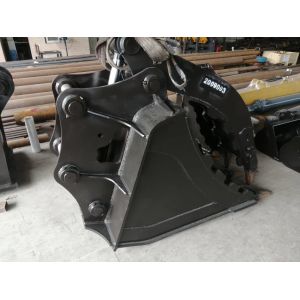 Q355B Excavator Hydraulic Thumb , Mechanical Excavator Thumb Bucket