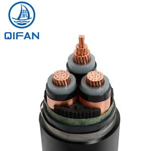 Three Core XLPE Insulated Copper Tape Screen Unarmored Cable with Copper