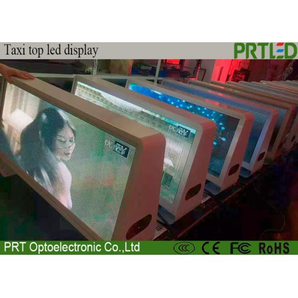 Quality 3G Wifi P5 Full Color Taxi LED Screen Light Weight For Moving Advertising wholesale