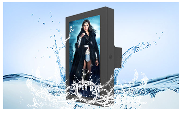 IP65 43in Wall Mount Digital Signage Display For Outdoor Advertising