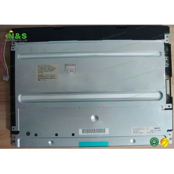 Normally White NL8060AC31-12 Flat Rectangle Display , industrial lcd screen