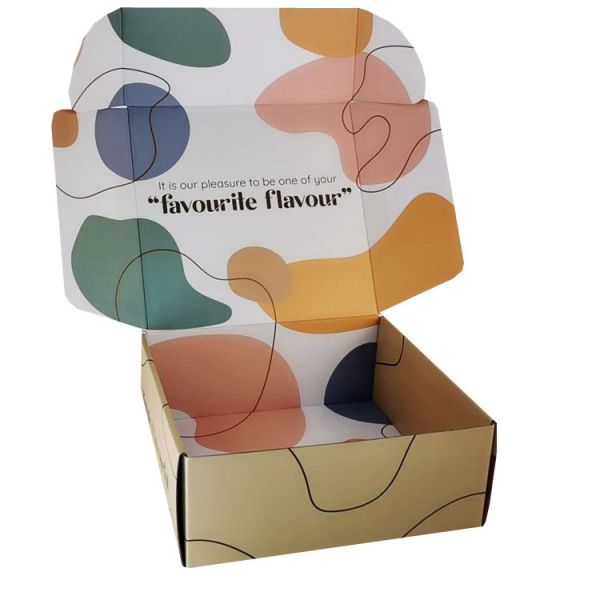 Glazed Printing Foldable Paper Box