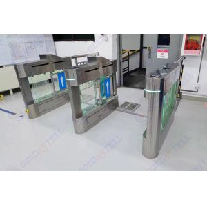 Bi-Directional Swing Gate Turnstile with 1200*280*1000mm Dimension 55-130CM Lane