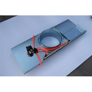 China Duct Fittings 250mm Pneumatic Air Damper For Dust Extraction System on sale