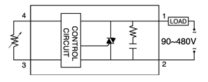 DC 500V Solid State LED Relay Optical Isolation Input / Output Circuit 1000MΩ