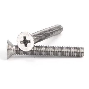 Cheap M6 M8 Stainless steel Flat &amp; CSK Head Machine Metal Screw SUS304 SUS316 A2-70 A4 cross slot for sale