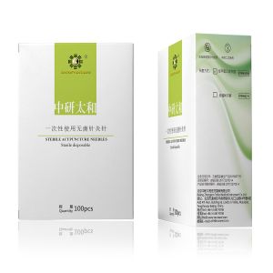 Spring Handle Disposable Acupuncture Needles Dialysis Packaging