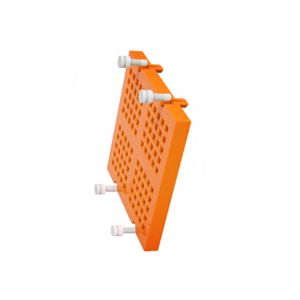 305x305x30mm Polyurethane Modular Dewatering Mesh Screen Fixing With PU Blot