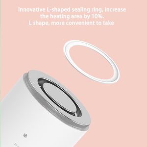 15W Electric Baby Bottle Warmer with Variable Flow 26x10x10cm